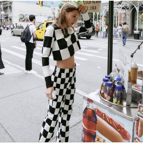 Zara Pants - NWT's Zara Classic Checkered Pants  Trousers SZ S